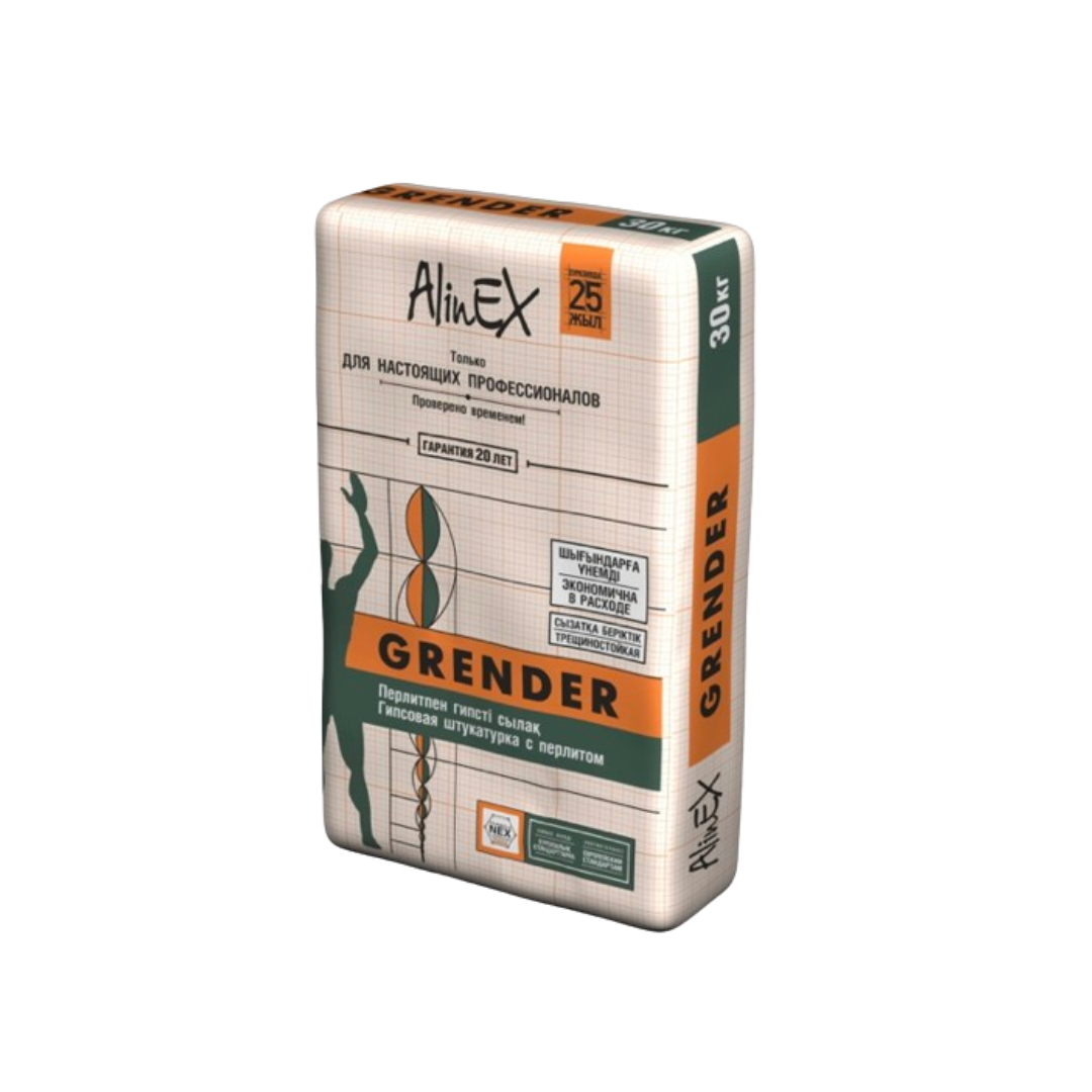 Гипсовая штукатурка Alinex GRENDER